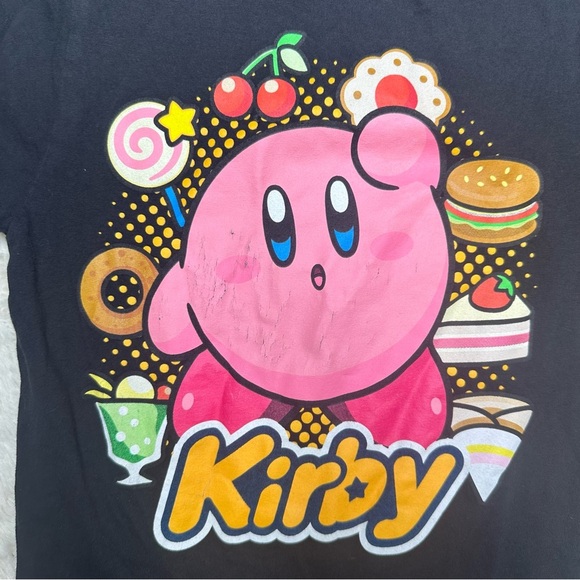 Nintendo Kirby T-Shirt Black Size Small - Picture 2 of 16